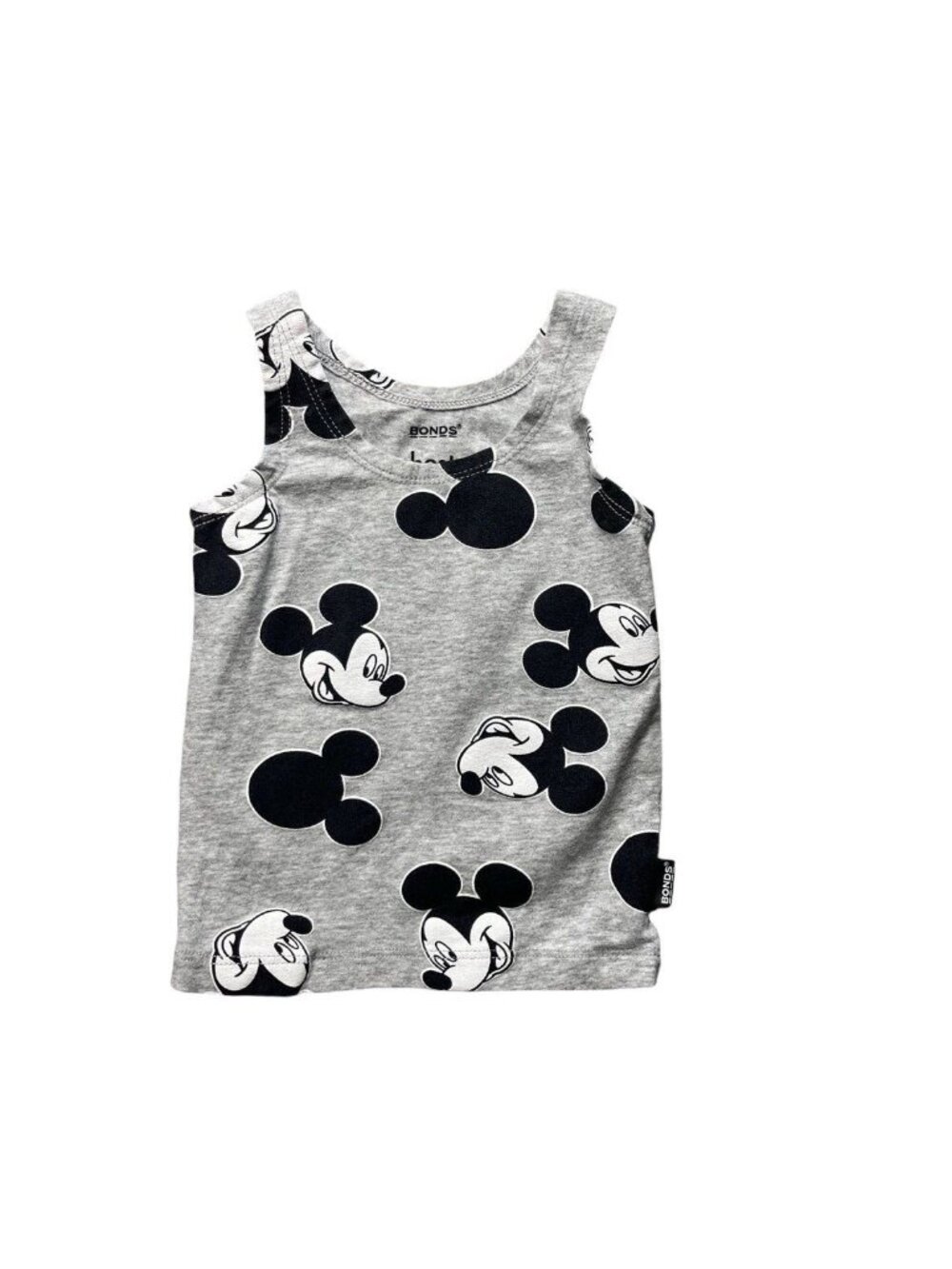 Bonds Gray Mickey Mouse Disney Chesty Size 3-6 Months
